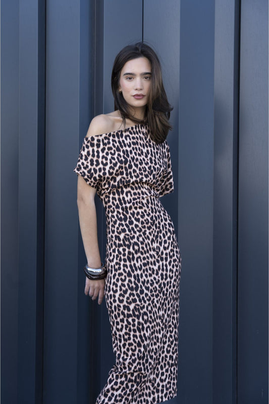 VESTIDO ESTAMPADO ANIMAL PRINT